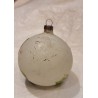 Antik diorama kugle med julemand, h: 6,5 cm.