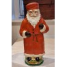 Santa in papier-mache, candycontainer, h: 26,5 cm.