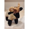 Old fine ram, size: 15 x 15 cm. (2)