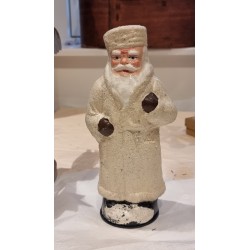 Santa in papier-mache,...