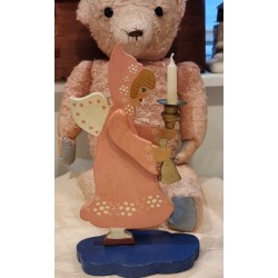 Old angel in wood with...
