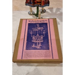 Antikt krybbespil/englespil, toppynt, h: 33 cm.