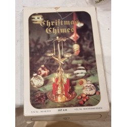 Gammelt tysk advent- og klokkespil, h: 30 cm, med orig. kasse.