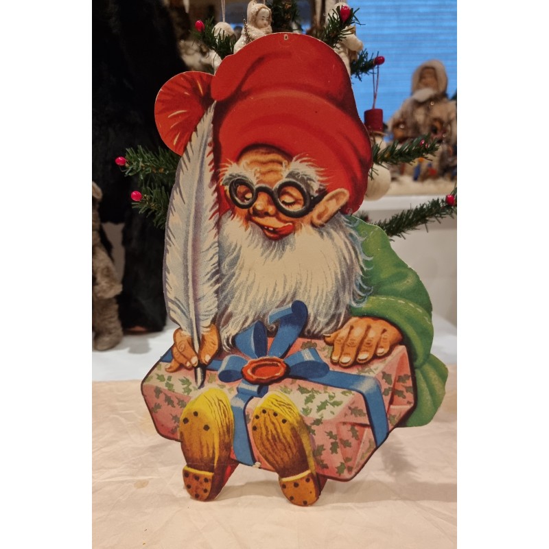 Gammel Lars Carlsson nisse, h: 33 cm.