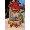 Gammel Lars Carlsson nisse, h: 33 cm.