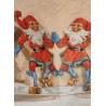 Old strip with Santas, sweden, l: 55 cm/ 12 cm.