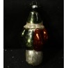 Antique glass ornament, clown, h: 10,5 cm.