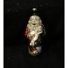 Antique glass ornament, clown, h: 10,5 cm.