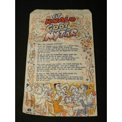 Gammelt nytårspynt, papir...