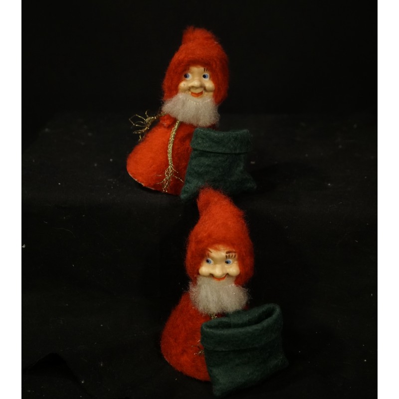 Gamle Sebnitz bord nisser, h. 11 cm.